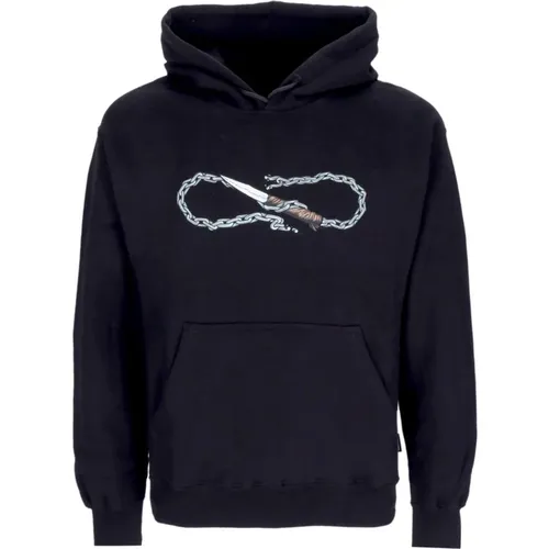 Schwarzer Logo Chain Hoodie , Herren, Größe: XL - Propaganda - Modalova