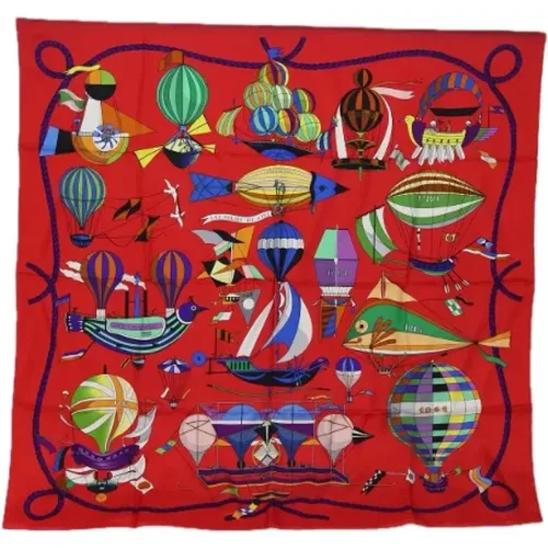 Pre-owned Silk scarves , female, Sizes: ONE SIZE - Hermès Vintage - Modalova