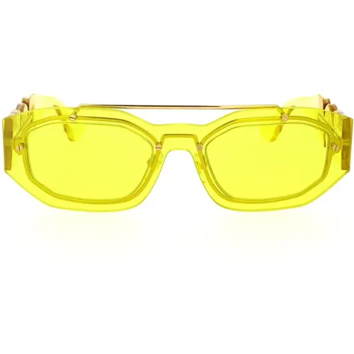 New Biggie Sunglasses Ve2235 , unisex, Sizes: 51 MM - Versace - Modalova