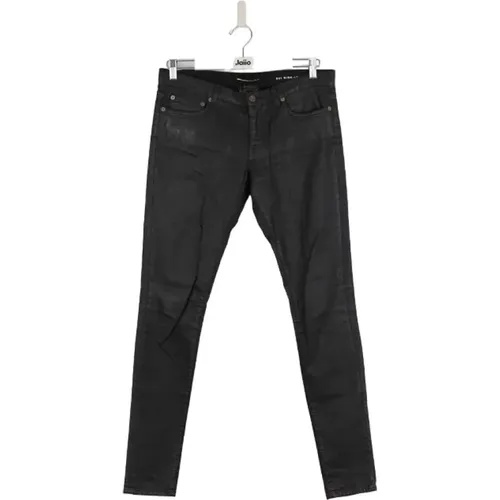 Pre-owned Cotton jeans , female, Sizes: L - Yves Saint Laurent Vintage - Modalova