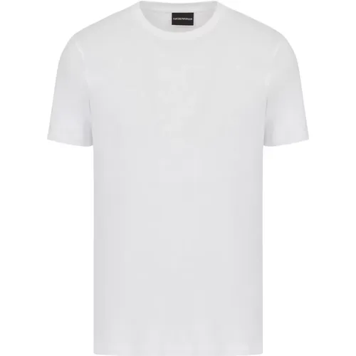 Travel Essential T-Shirt , male, Sizes: L, M - Emporio Armani - Modalova