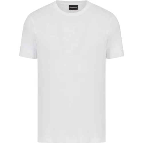 Travel Essential T-Shirt , male, Sizes: XL, 2XL - Emporio Armani - Modalova