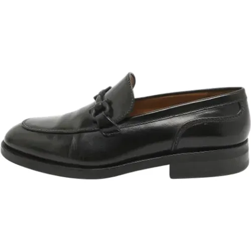 Pre-owned Leather flats , male, Sizes: 8 UK - Salvatore Ferragamo Pre-owned - Modalova