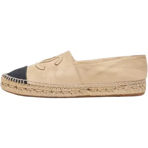 Pre-owned Leather espadrilles , female, Sizes: 8 UK - Chanel Vintage - Modalova