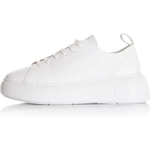 Weiße Op Sneakers Xdx043 , Damen, Größe: 39 EU - Armani Exchange - Modalova