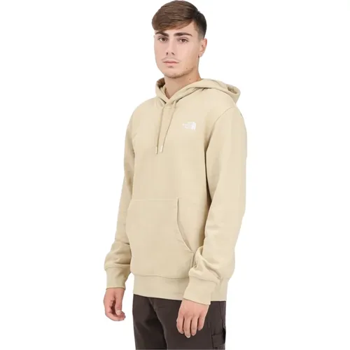 Essentieller Beiger Kapuzenpullover , Herren, Größe: L - The North Face - Modalova