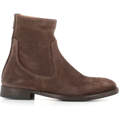 Suede Zipper Boots , female, Sizes: 5 UK, 7 UK, 4 UK - Alberto Fasciani - Modalova