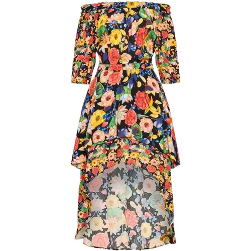 Elegantes Midi-Kleid , Damen, Größe: M - Desigual - Modalova