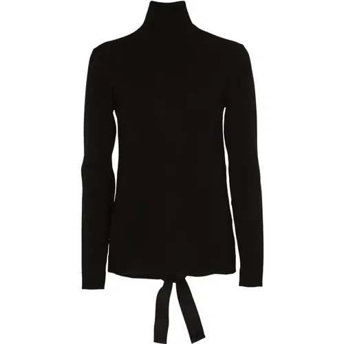 Schwarzer Dolcevita Pullover , Damen, Größe: S - Dondup - Modalova