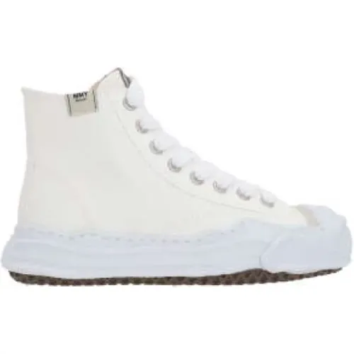 Weiße High-Top Canvas Sneakers , Damen, Größe: 38 EU - Mihara Yasuhiro - Modalova
