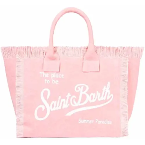 Strandtasche mit Logoaufdruck - MC2 Saint Barth - Modalova