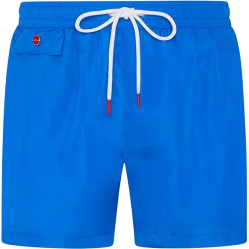 Kornblau Swim Boxer , Herren, Größe: M - Kiton - Modalova