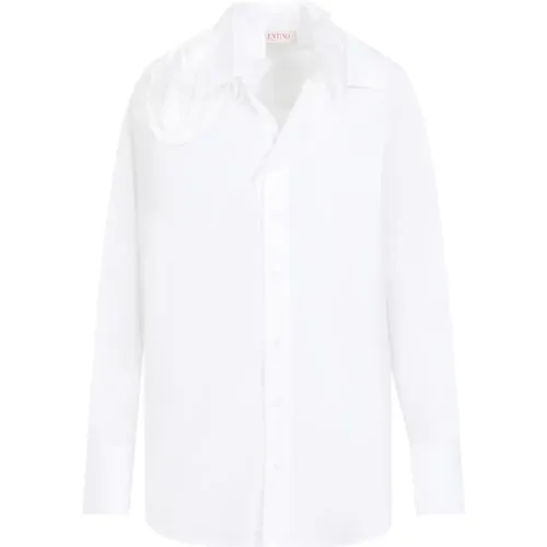 Baumwollhemd in Optischem Weiß - Valentino - Modalova