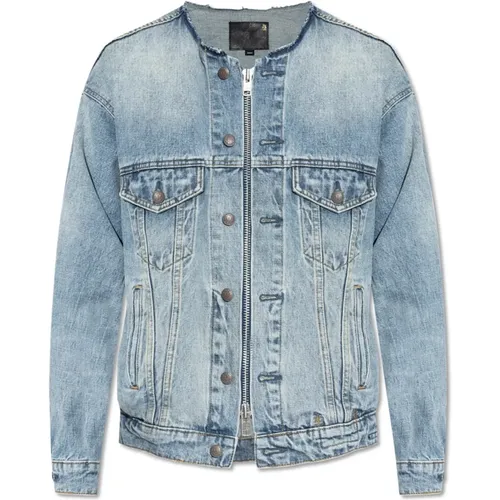 Denimjacke mit Vintage-Effekt R13 - R13 - Modalova