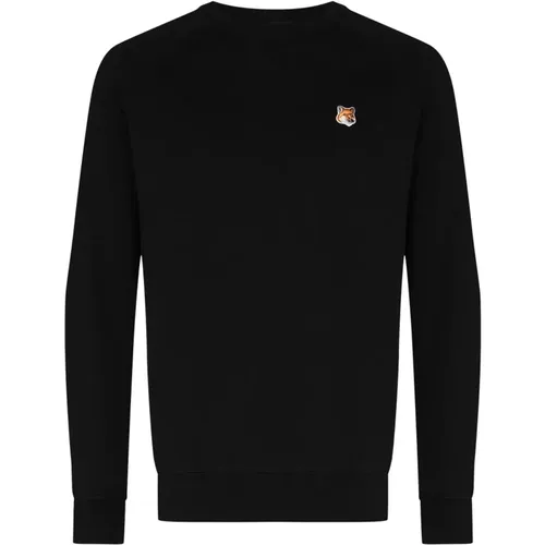 Fox head patch clic sweatshirt , male, Sizes: S, M, L, XL - Maison Kitsuné - Modalova