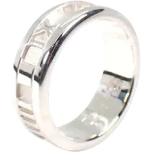 Pre-owned Silver rings , female, Sizes: ONE SIZE - Tiffany & Co. Pre-owned - Modalova