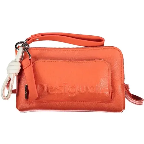 Adjustable Shoulder Bag with Contrasting Details , female, Sizes: ONE SIZE - Desigual - Modalova