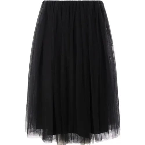 Tulle Layered Skirt , female, Sizes: M, S - Noir Kei Ninomiya - Modalova