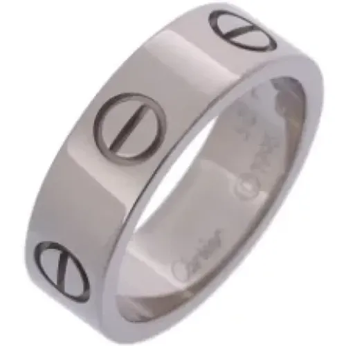 Pre-owned White Gold rings , female, Sizes: ONE SIZE - Cartier Vintage - Modalova