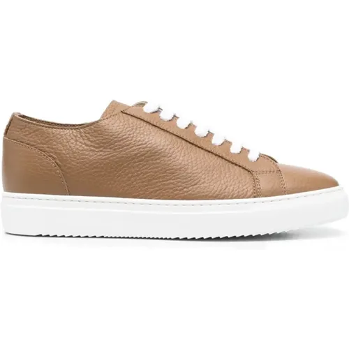 Low Top Leather Sneakers , male, Sizes: 6 UK - Doucal's - Modalova