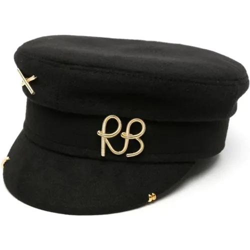 Wool Baker Boy Cap , female, Sizes: M - Ruslan Baginskiy - Modalova