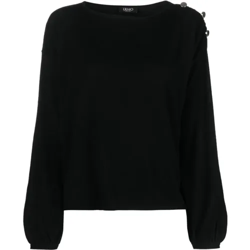 Schwarze Pullover für Frauen , Damen, Größe: XS - Liu Jo - Modalova