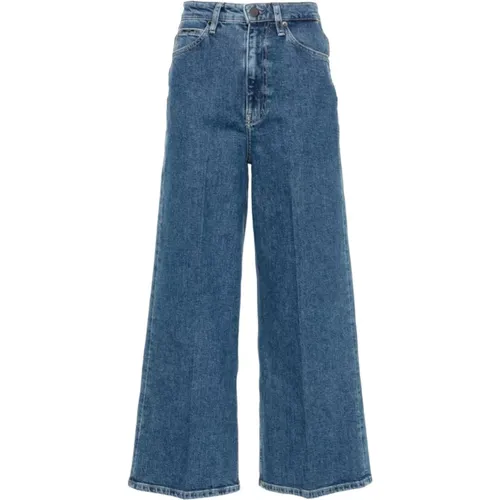 Wide Leg Jeans , female, Sizes: W24, W25, W28, W27, W26 - Calvin Klein - Modalova