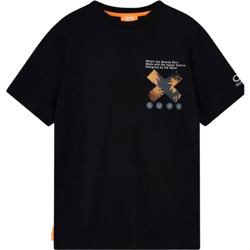 Lässiges Baumwollshirt,T-Shirts - Suns - Modalova