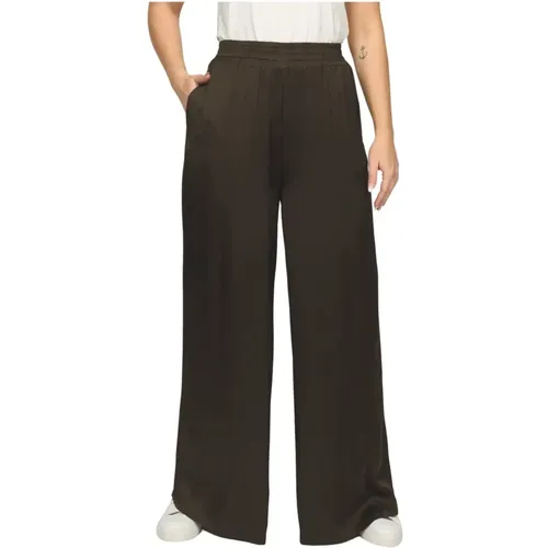 Wide Leg Trousers Salina.Ea24 , female, Sizes: L, 2XL, S - 2-Biz - Modalova