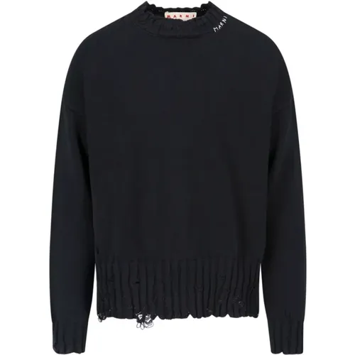 Schwarze Pullover - Stilvolle Kollektion - Marni - Modalova