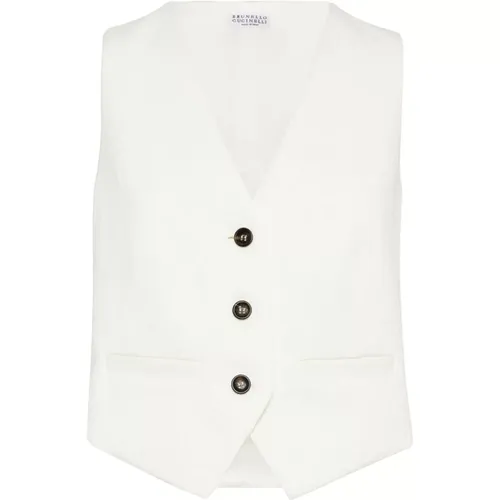 Weiße Jacken für Männer - BRUNELLO CUCINELLI - Modalova