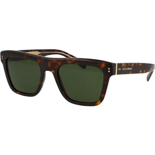 Stylish Sunglasses with Model 0Dg4420 , male, Sizes: 52 MM - Dolce & Gabbana - Modalova