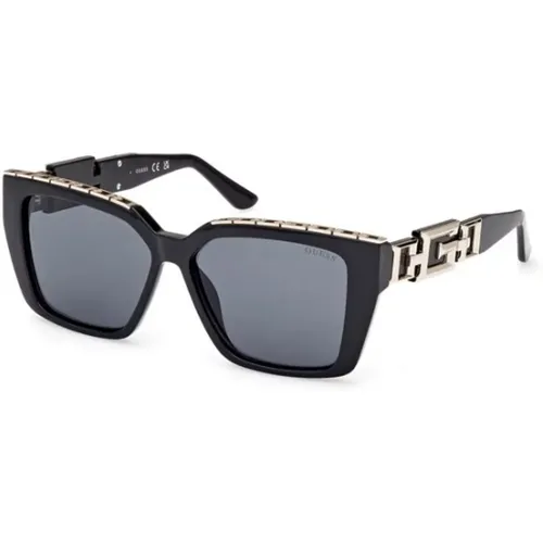 Smoke Lens Sunglasses , male, Sizes: 55 MM - Guess - Modalova
