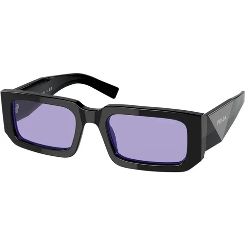 Blue/Violet Sonnenbrillen Symbole PR 06Ys , unisex, Größe: 53 MM - Prada - Modalova