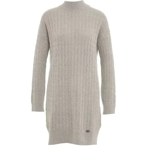 Italienisches Cable Knit Kleid , Damen, Größe: XS - Liu Jo - Modalova