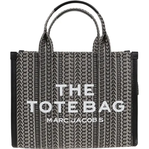 Black Shopper Bag with Jacquard Motif , female, Sizes: ONE SIZE - Marc Jacobs - Modalova