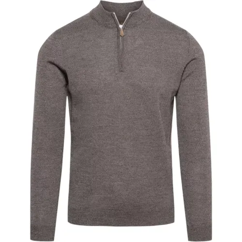 Merino-Woll-Halbzip-Sweater , Herren, Größe: 2XL - Stenströms - Modalova