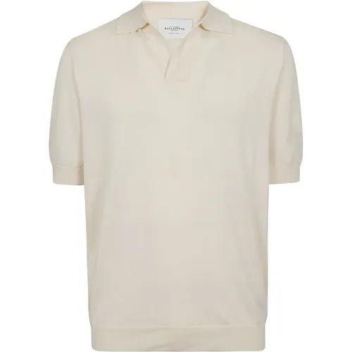 Men's Clothing T-Shirts & Polos White Ss24 , male, Sizes: 2XL, 3XL, L, M - Ballantyne - Modalova