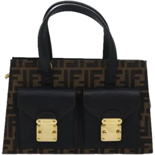 Pre-owned Canvas fendi-bags , female, Sizes: ONE SIZE - Fendi Vintage - Modalova