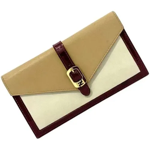 Pre-owned Leather wallets , female, Sizes: ONE SIZE - Fendi Vintage - Modalova