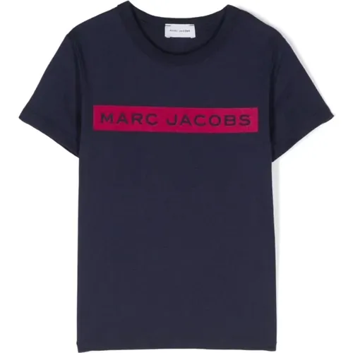 Navy Cotton Jersey Jungen T-Shirt - Marc Jacobs - Modalova