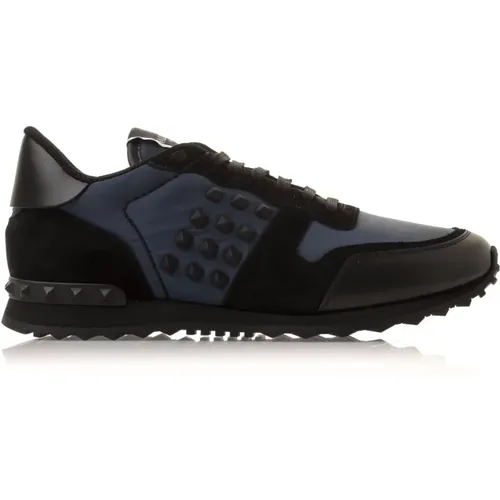 Studded Leather Sneakers , male, Sizes: 6 UK - Valentino Garavani - Modalova