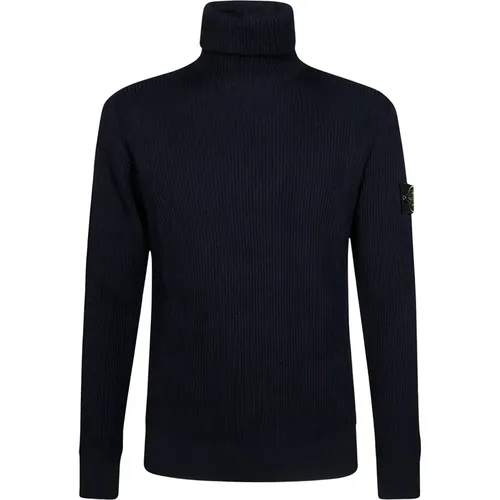 Stylischer Dolcevita Pullover für Männer , Herren, Größe: M - Stone Island - Modalova