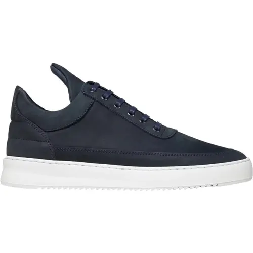 Low Top Ripple Nubuck Sneakers , Herren, Größe: 42 EU - Filling Pieces - Modalova