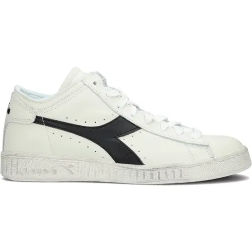 Weiße Low-Top-Tennissneaker - Diadora - Modalova