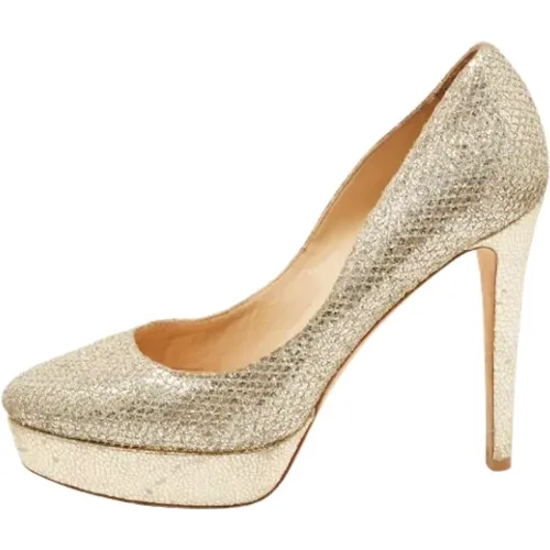 Pre-owned Fabric heels , female, Sizes: 6 UK - Jimmy Choo Pre-owned - Modalova