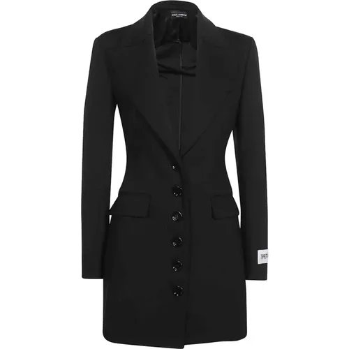 Kim Single Breasted Blazer , female, Sizes: S, XS - Dolce & Gabbana - Modalova