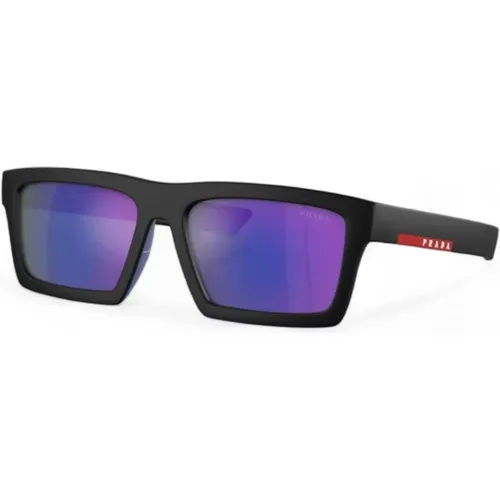 Sporty Linea Rossa Sunglasses , male, Sizes: 55 MM, 58 MM - Prada - Modalova