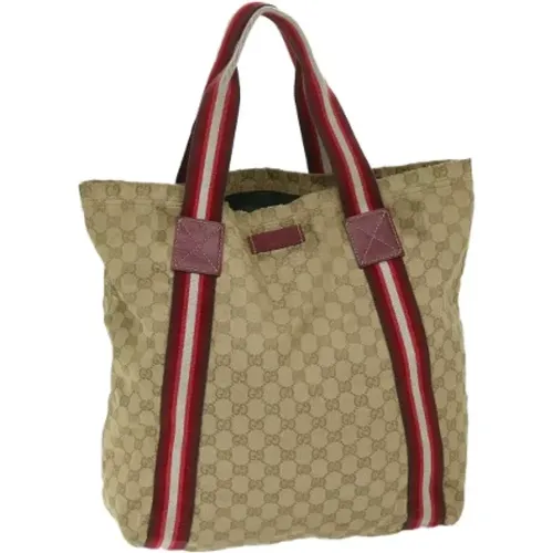 Pre-owned Canvas totes , female, Sizes: ONE SIZE - Gucci Vintage - Modalova