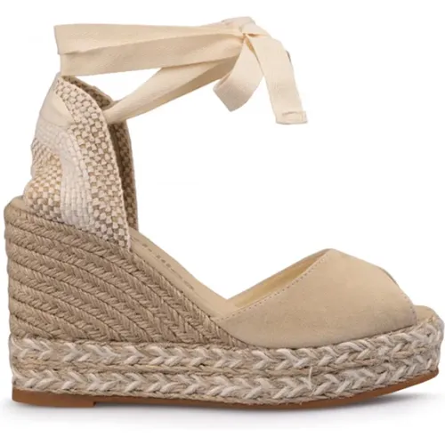 Sandalen für Sommeroutfits , Damen, Größe: 36 EU - Espadrilles - Modalova